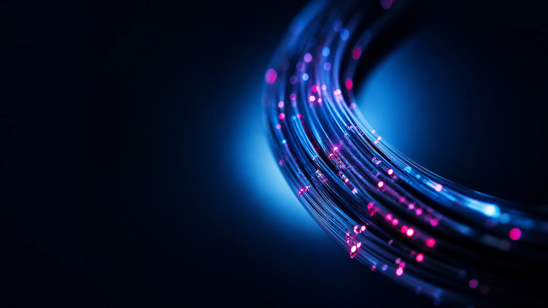 SAC Telecom Fiber Optic Data Background